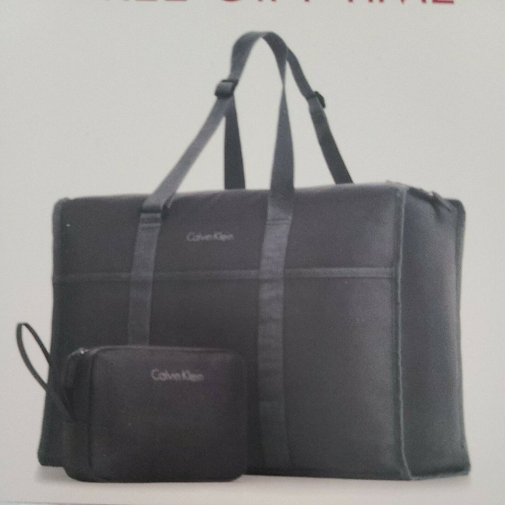 Calvin Klein CK Luggage Travel Carry On Bag in a Bag Compact Large NEW